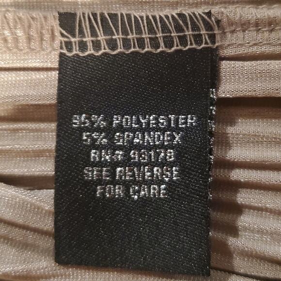 NWT Catherine Malandrino Balletcore Taupe Pleated Midi Sleeveless Dress Sz 8 - Picture 6 of 11